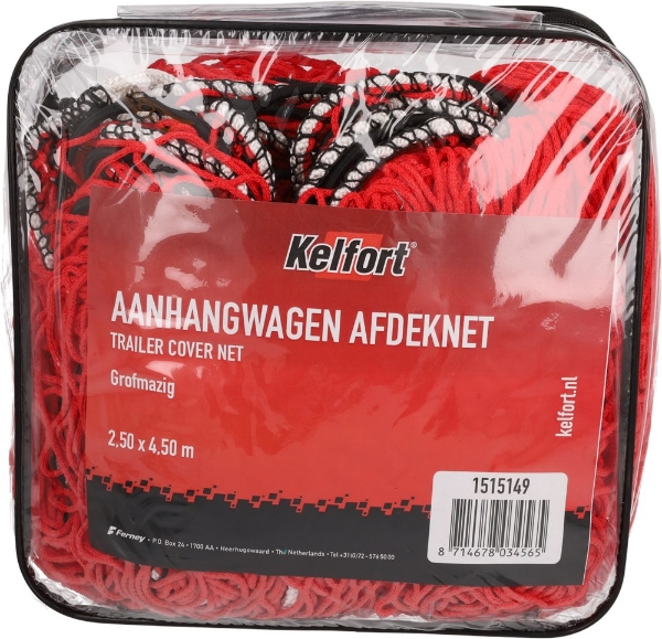 Afbeeldingen van Kelfort aanhangwagennet 2,5x4,5m maas 45mm