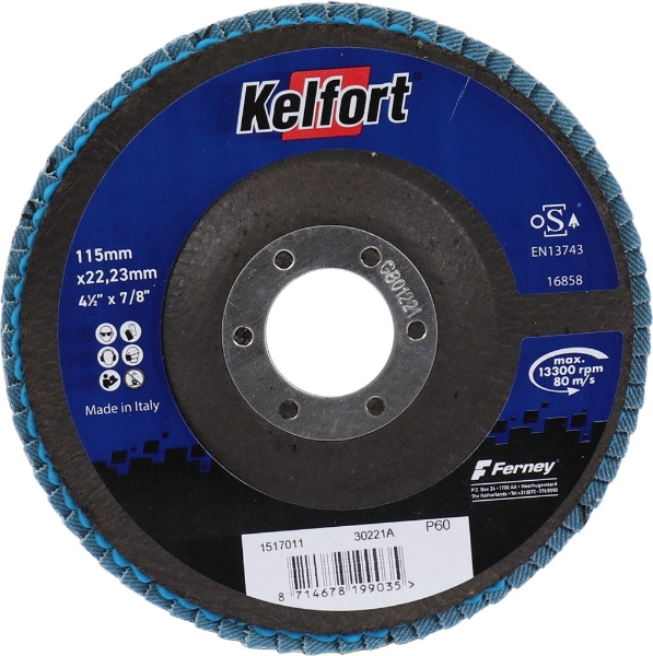 Afbeeldingen van Kelfort lamellenschijf 115x22 k60