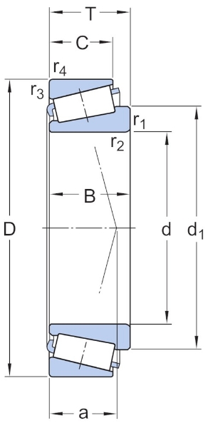 Afbeeldingen van SKF Kegellager 33205