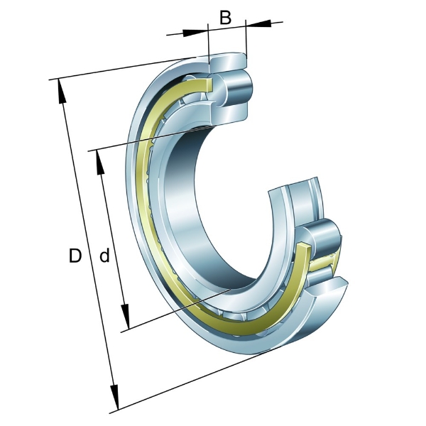 Afbeeldingen van SKF groefkogellager eenrijig 6305.2RSR 