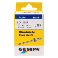 Afbeeldingen van Mini-pack PolyGrip alu/staal 4,8x10 K16