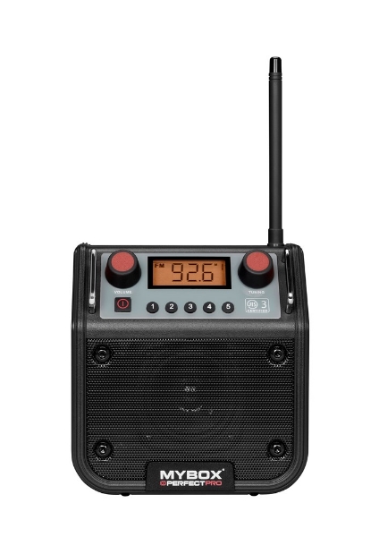 Afbeeldingen van Bouwradio "my box" zwart