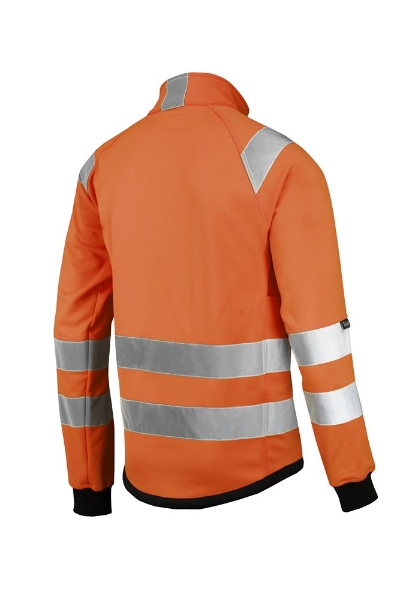Afbeeldingen van Sni fleecejack mt.xl micro oranje 8063