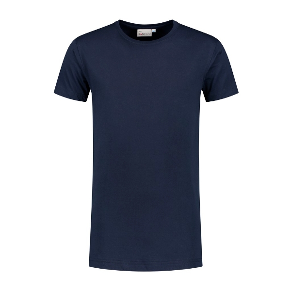 Afbeeldingen van T-shirt jace+ mt.M marine c-neck (eXtra lang)