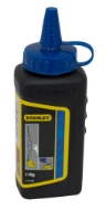 Afbeeldingen van Slaglijn-kleurkrijt Krijt 115 g blauw Stanley