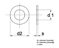 Afbeeldingen van Kelfort sluitring m8 pa din125 6.6