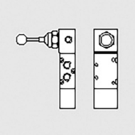 Afbeeldingen van Mw Ventiel 5/31/8''Hendel 90 B.St. Cc