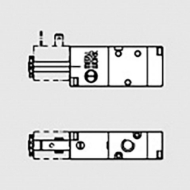 Afbeeldingen van Mw ventiel 3/2-1/4" elektr.nc.m.