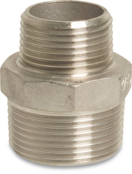 Afbeeldingen van Verloopnippel rvs 1.1/4" x 1/2" nr.245