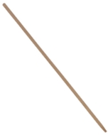 Afbeeldingen van Bezemsteel 23,5mm x 130cm tauari
