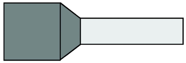 Afbeeldingen van Adereindhuls 2,5mm2 grijs g492-n