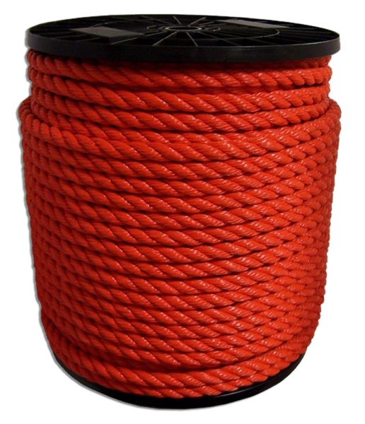 Afbeeldingen van Touw oranje 12 mm tiptolene 200m