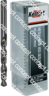 Afbeeldingen van Kelfort metaalboor 4.65mm hss geslepen