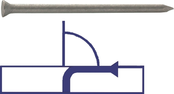 Afbeeldingen van Kelfort nagel 2.5x40 vh.staal/geg. 250st.