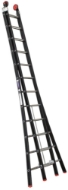 Afbeeldingen van Kelfort reformladder alu/zwart 2x12