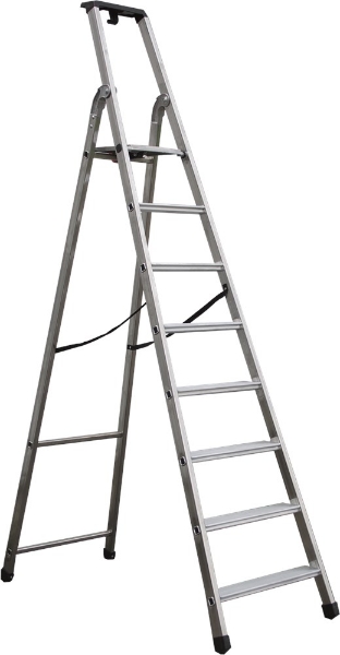 Afbeeldingen van Kel plateautrap 1x8 semi prof