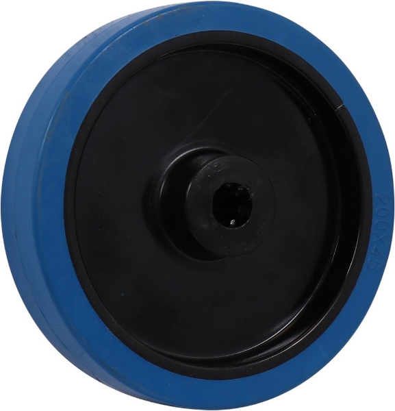 Afbeeldingen van Kelfort wiel bl. pvc r.lgr + kunst.velg 200mm