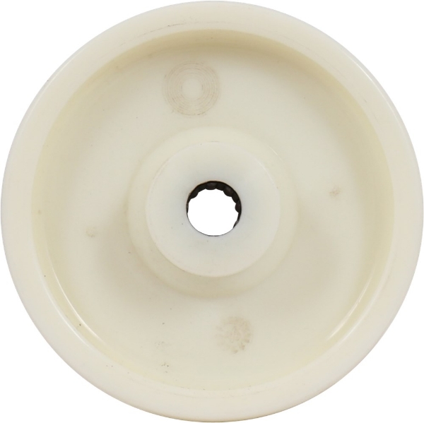 Afbeeldingen van Kelfort wiel pvc m.r.lgr 125mm wit 125mm wit