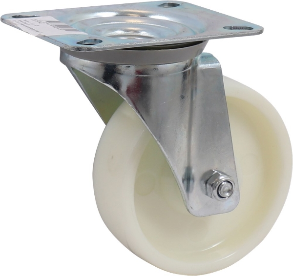 Afbeeldingen van Kelfort zwenkwiel m.r.lag. 100mm wit
