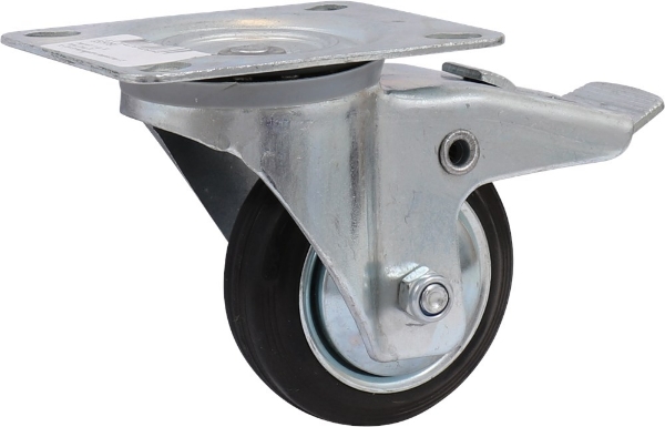 Afbeeldingen van Kelfort zwenkw.zw.geg.velg 80mm +rem