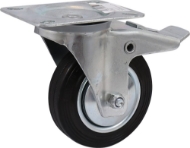 Afbeeldingen van Kelfort zwenkw.zw.geg.velg 100mm +rem