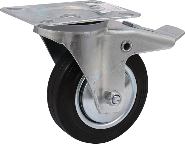 Afbeeldingen van Kelfort zwenkw.zw.geg.velg 100mm +rem