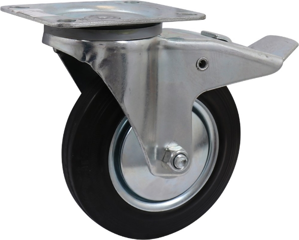 Afbeeldingen van Kelfort zwenkw.zw.geg.velg 160mm +rem