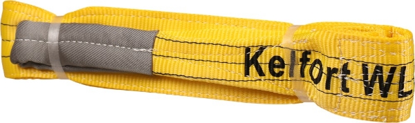 Afbeeldingen van Kelfort hijsband geel 2m - 3 ton