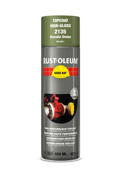 Afbeeldingen van Rus resedagroen 2135 500ml (ral6011)