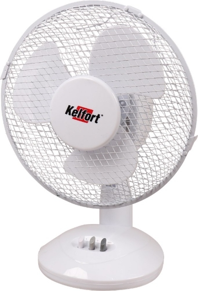 Afbeeldingen van Kelfort ventilator klein wit 23w tafelmodel