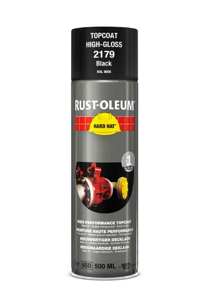 Afbeeldingen van Rus glans zwart 2179 500ml. ral9005