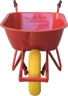Afbeeldingen van Rondn.kruiwagen 85ltr. ronde buis anti-le