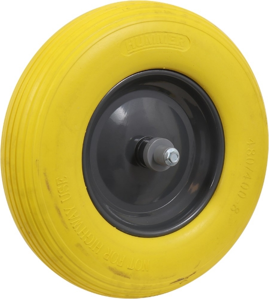 Afbeeldingen van Anti-lekband geel 400x80mm stalen velg