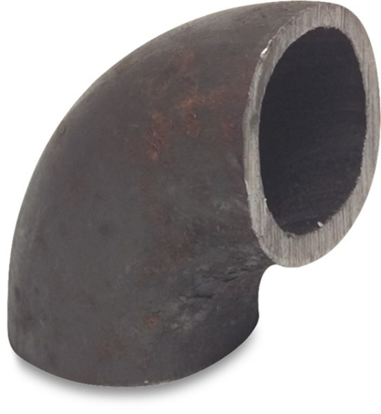 Afbeeldingen van Lasbocht zwart 90° 114,3x3,6mm (4")
