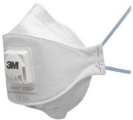 Afbeeldingen van 3m9322+ff p2 fijnstofmasker met ventiel