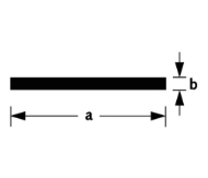 Afbeeldingen van Alum. plat 25x2 100 cm