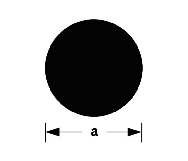 Afbeeldingen van Messing rond massief 4mm 100cm
