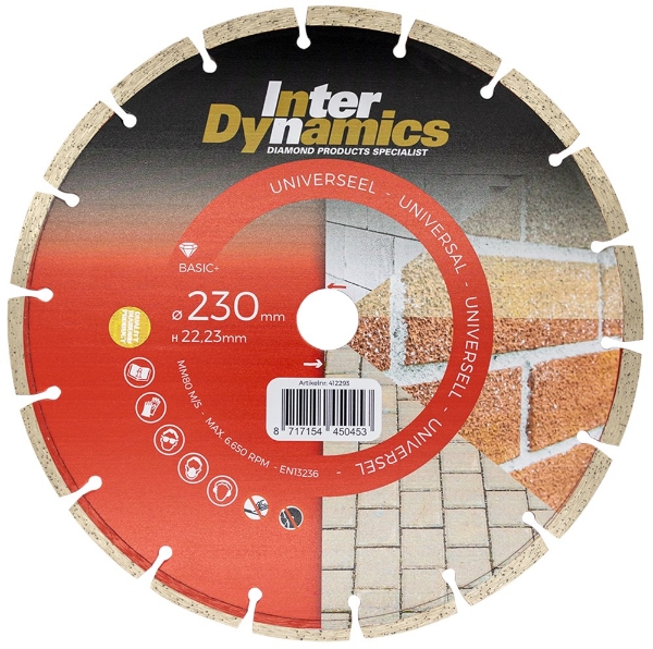 Afbeeldingen van Diamantzaagblad 230mm univers basic+
