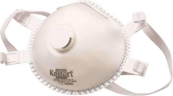 Afbeeldingen van Kelfort stofmasker ffp3 met ventiel cup