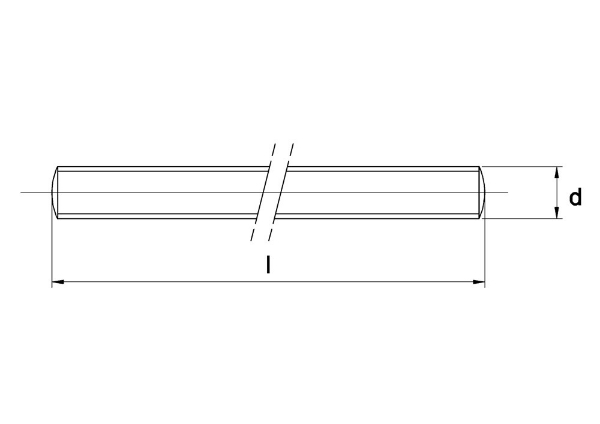 Afbeeldingen van Draadeind m24x3m ev 8.8 din975