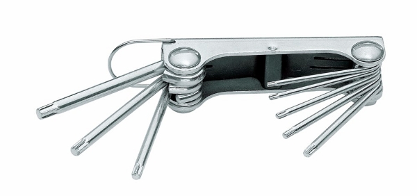 Afbeeldingen van Ged inbussleutelset 8-dlg torx t9-t40