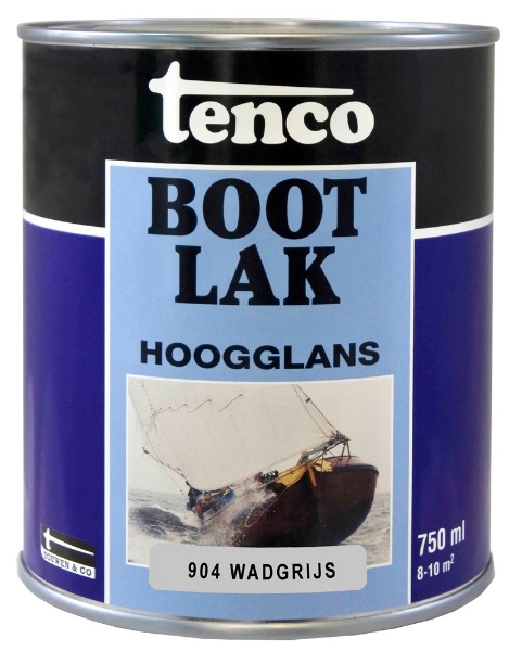 Afbeeldingen van Tenco bootlak 750ml wadgrijs
