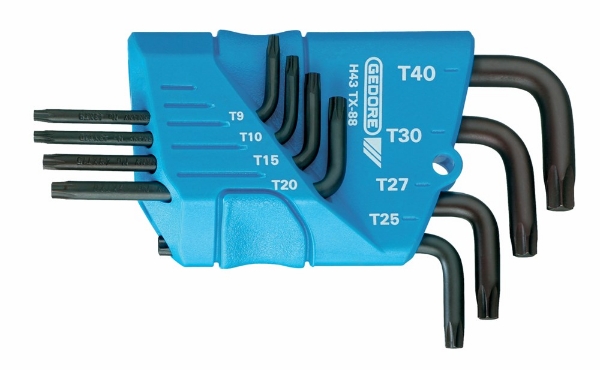 Afbeeldingen van Stiftsleutelset 8-dlg TORX T10-T45