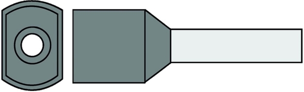 Afbeeldingen van Adereindhuls twin 2.5mm2 gr. kl-t 250st