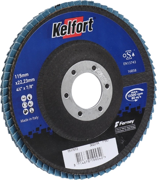 Afbeeldingen van Kelfort lamellenschijf 115x22 k80