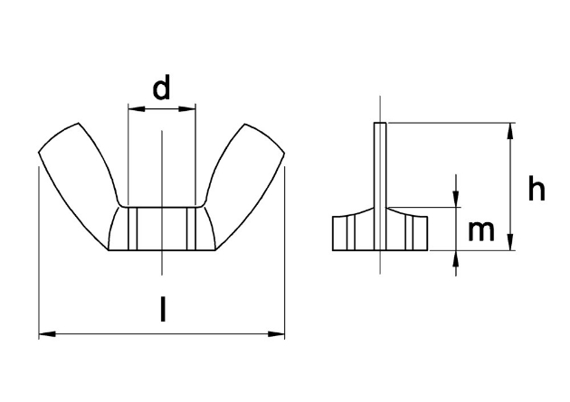 Afbeelding voor categorie Vleugelmoeren
