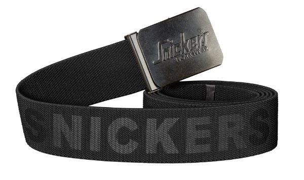 Afbeeldingen van Riem snickers elastisch 9025 zwart one size