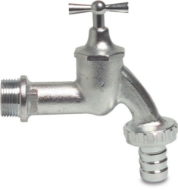 Afbeeldingen van Verchroomde wartelkraan 3/4"