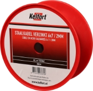 Afbeeldingen van Kelfort staalkabel 2mm geg 6x7  200m