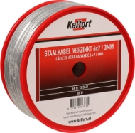 Afbeeldingen van Kelfort staalkabel 3mm geg 6x7  200m